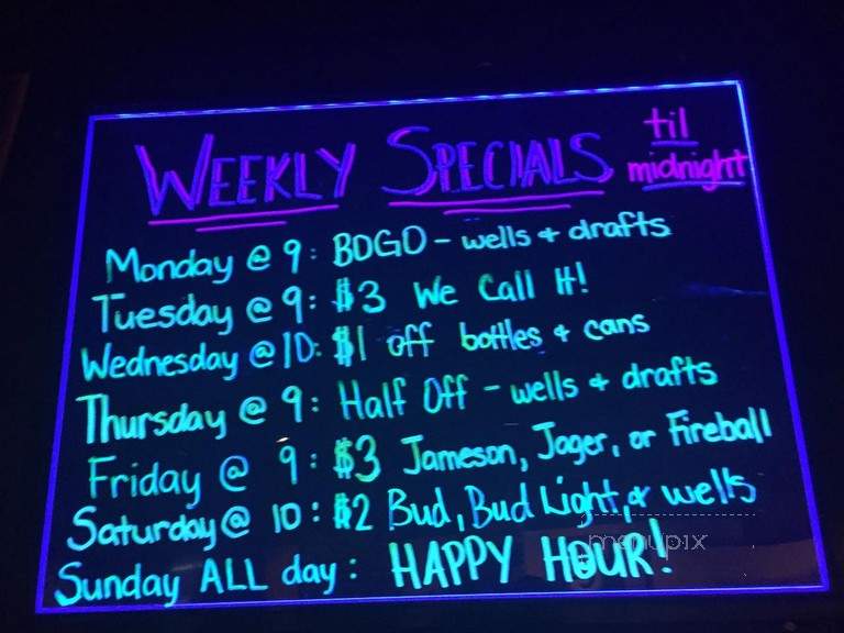 Badger's Pub - Denver, CO menu_pic