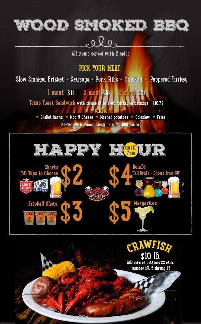Bottoms Up Bar and Grill - Odessa, TX menu_pic