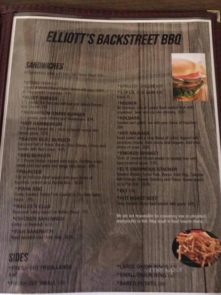 Elliotts BBQ and Steakhouse - Pittsburgh, PA menu_pic