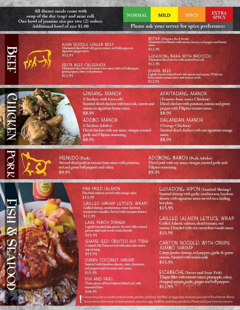 Asian Noodle - Bay City, MI menu_pic