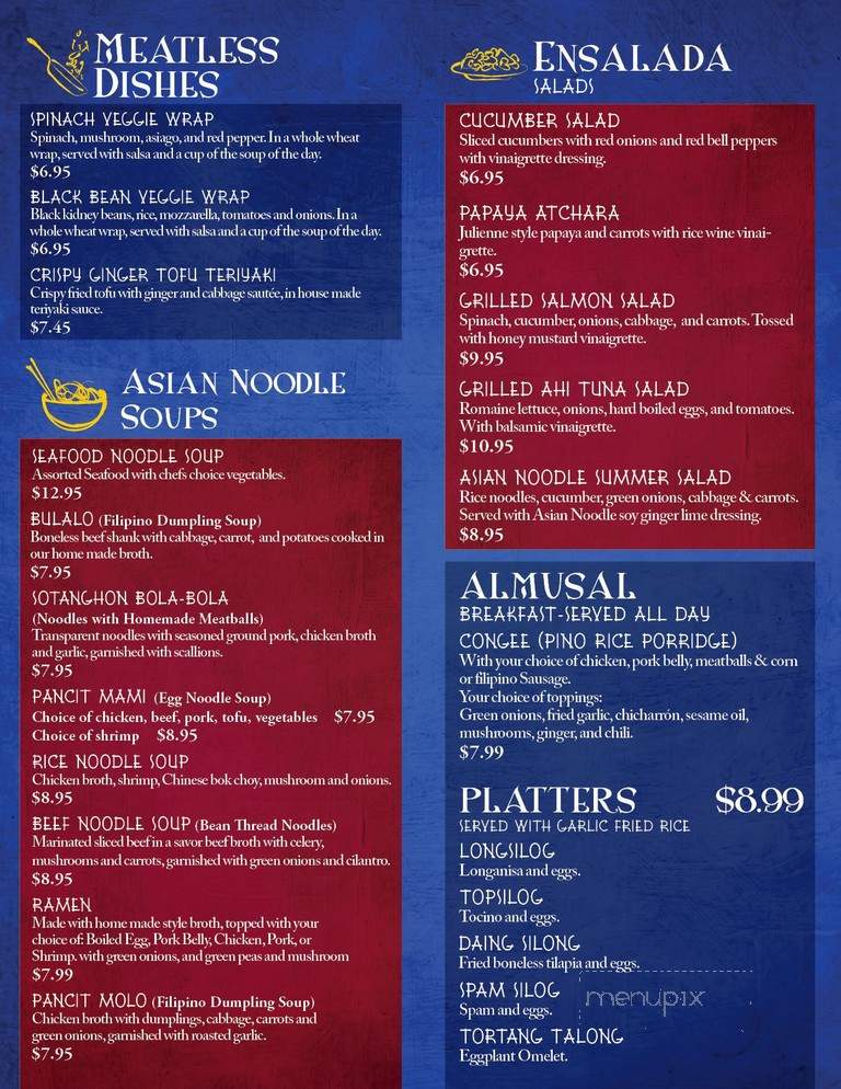 Asian Noodle - Bay City, MI menu_pic