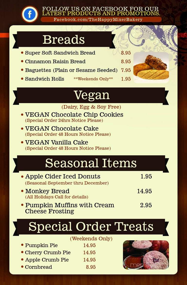 Happy Mixer - Gluten Free Bakery - Chalfont, PA menu_pic