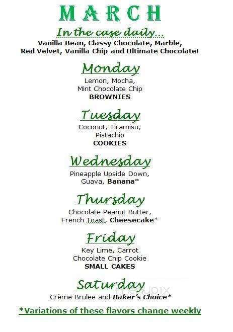 Classy Cupcakes - Vero Beach, FL menu_pic