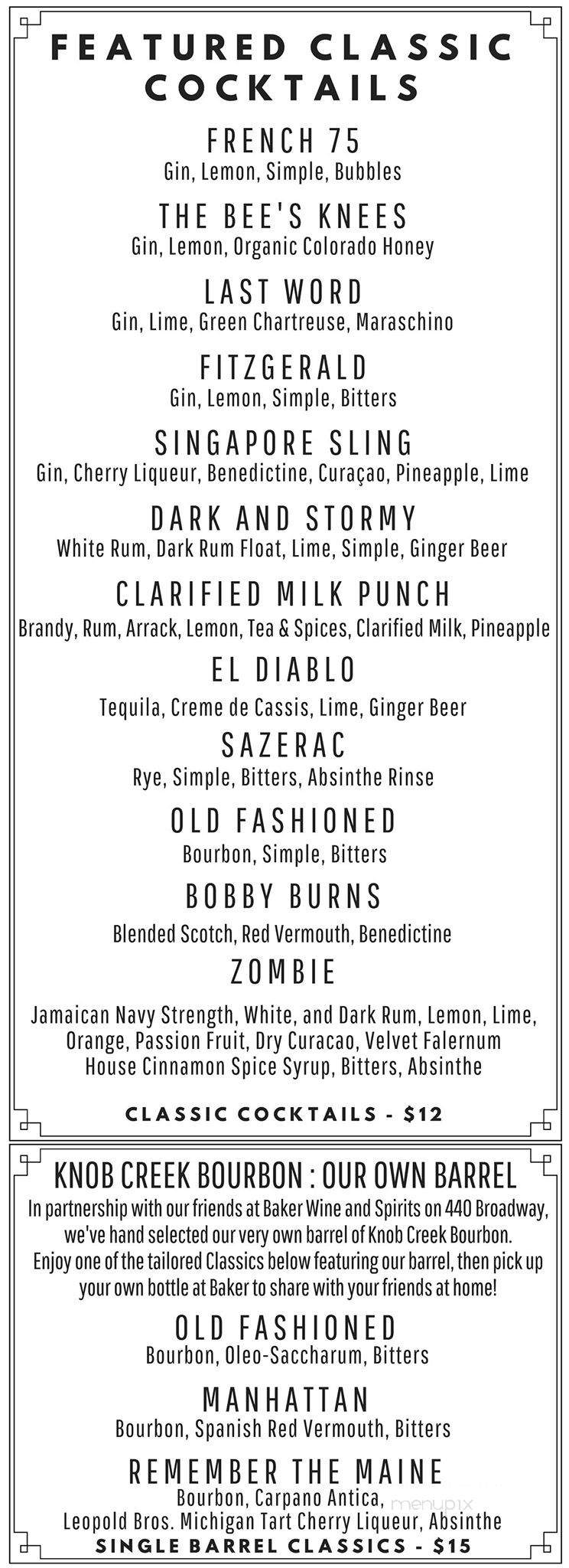 Nocturne - Denver, CO menu_pic