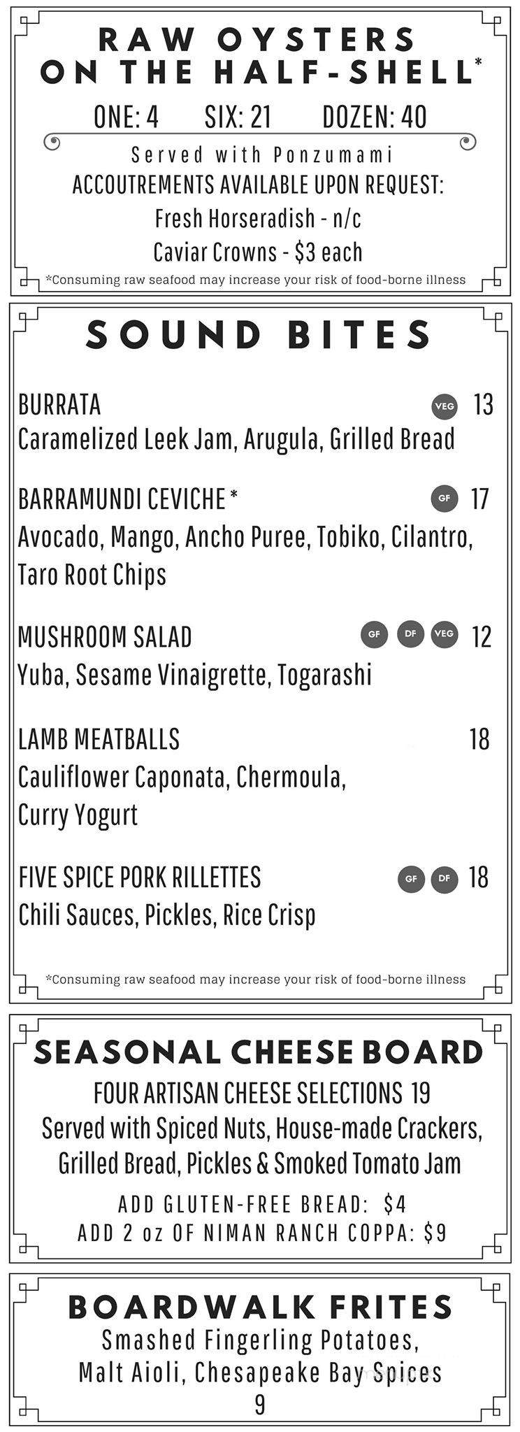 Nocturne - Denver, CO menu_pic
