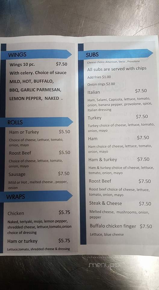 Opinions Lounge - Brooksville, FL menu_pic