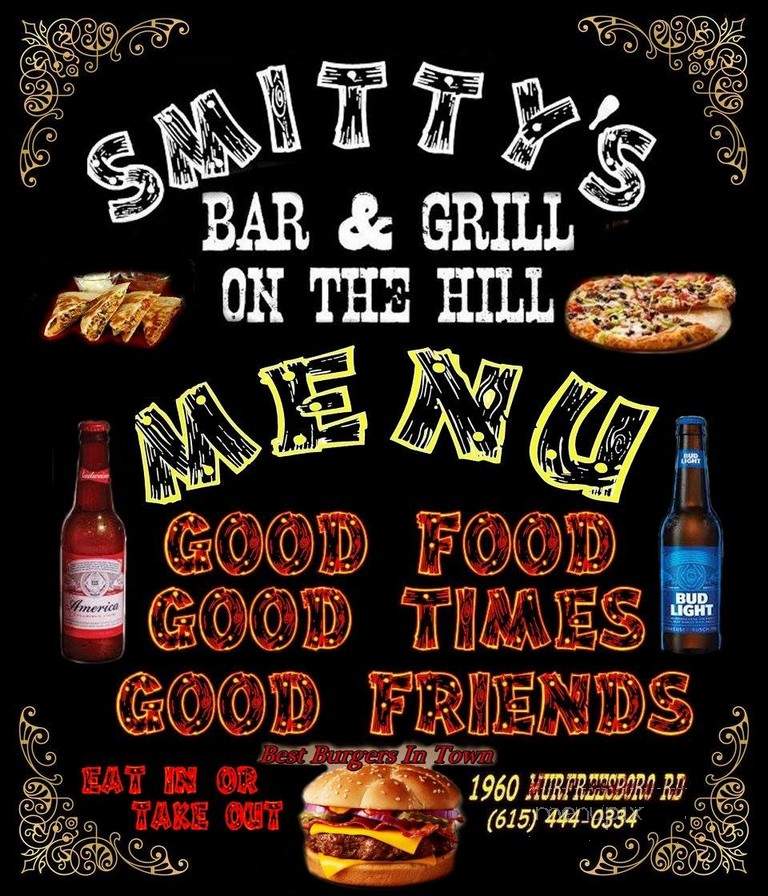 Smitty's Bar & Grill - Lebanon, TN menu_pic