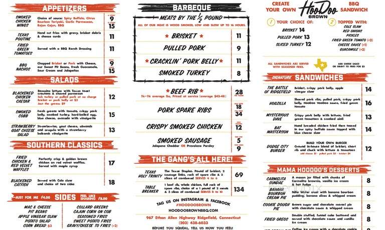 Hoodoo Brown BBQ - Ridgefield, CT