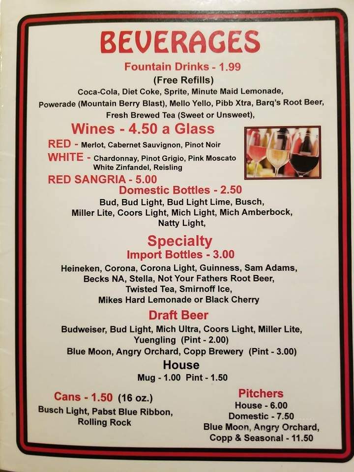 Sauced Hogs BBQ Bar and Grill - Hernando, FL menu_pic