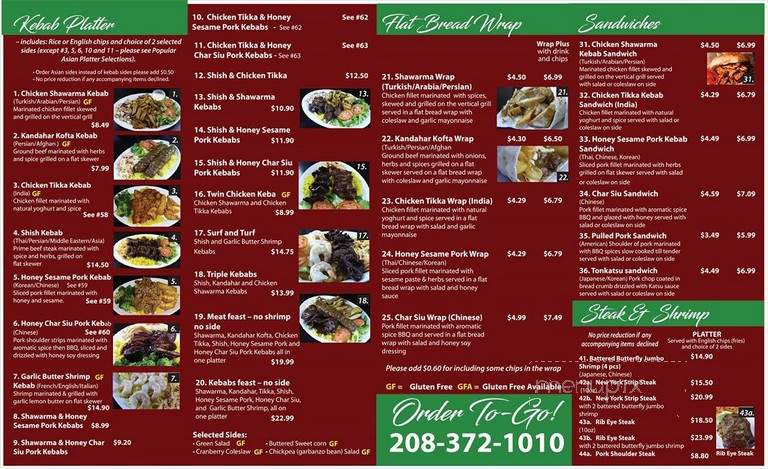 BYU Idaho Breakfast Buffet - Rexburg, ID menu_pic