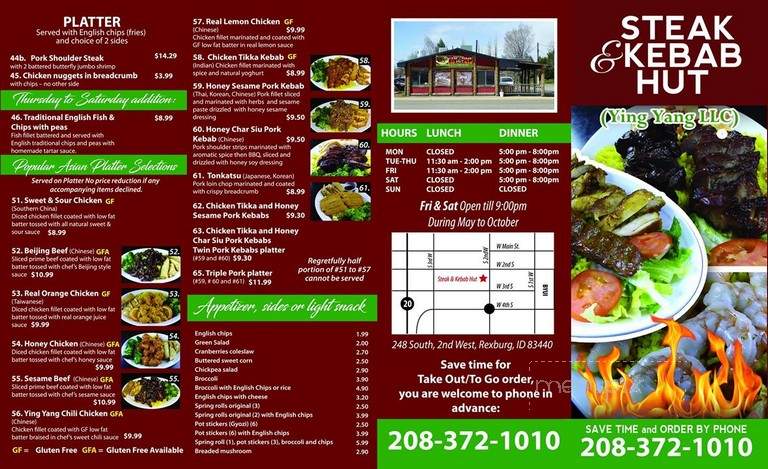 BYU Idaho Breakfast Buffet - Rexburg, ID menu_pic