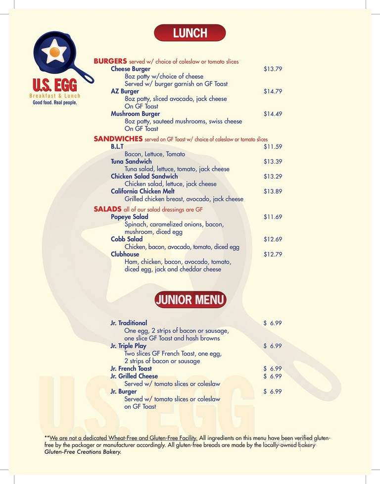 U.S. Egg Breakfast & Lunch - Scottsdale, AZ