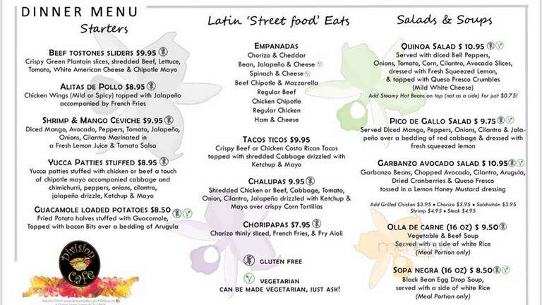 Division Cafe - Somerville, NJ menu_pic