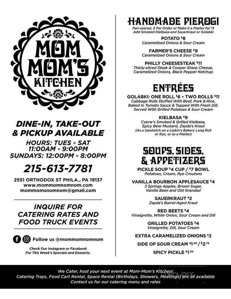 Mom's Kitchen - Philadelphia, PA