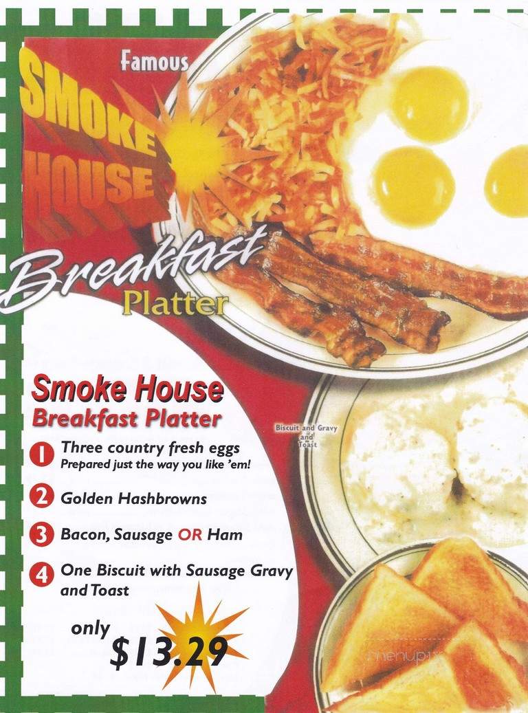 Smokey's Country Diner - East Moline, IL menu_pic