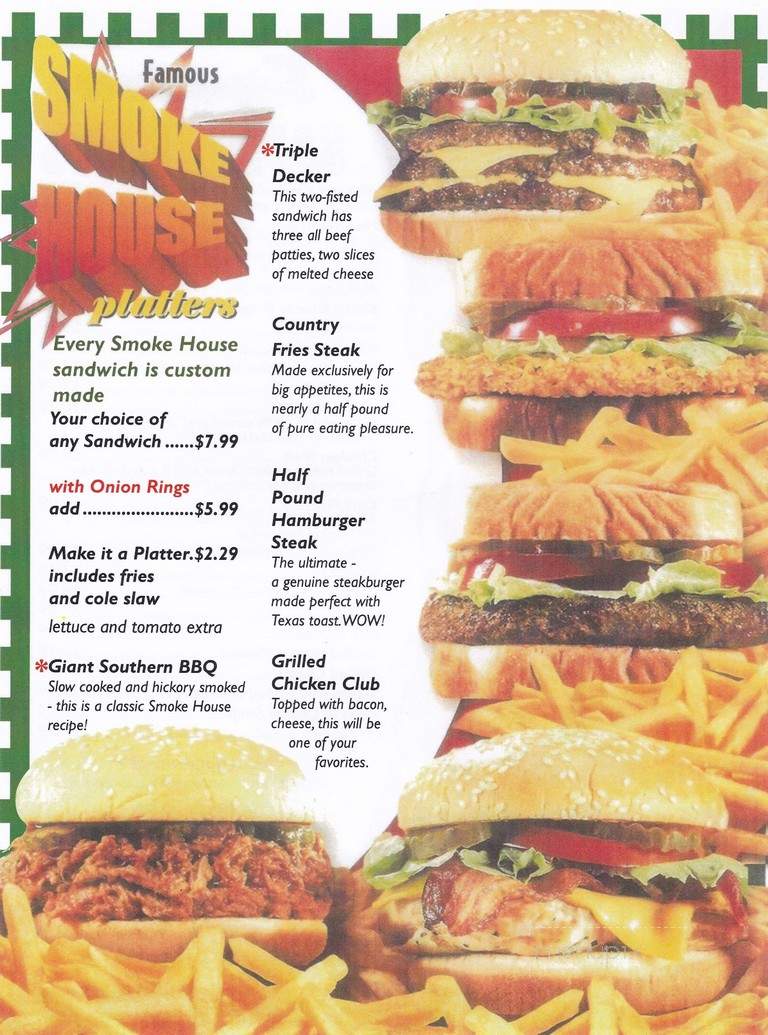 Smokey's Country Diner - East Moline, IL menu_pic