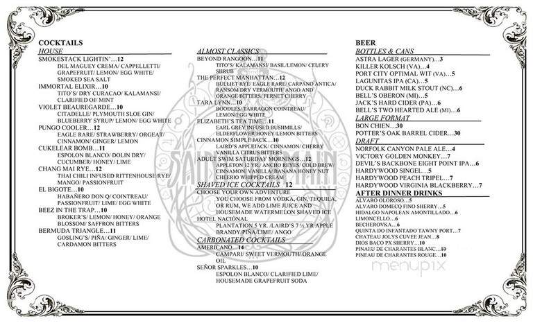 Saint Germain - Norfolk, VA menu_pic