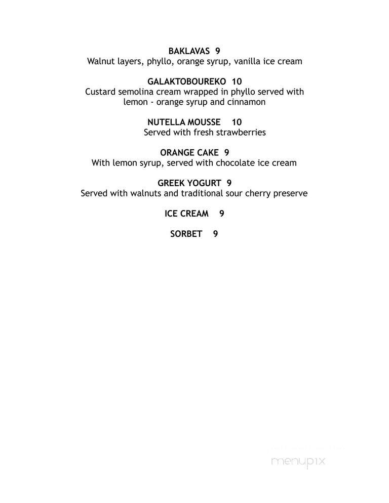 Korali - New York, NY menu_pic