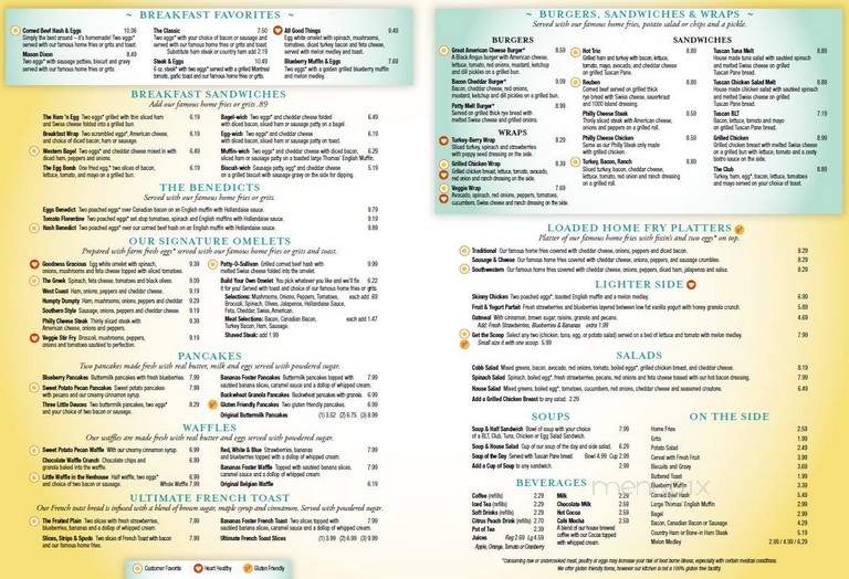Eggs Up Grill Greenville Downtown - Greenville, SC menu_pic