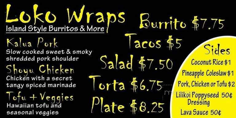 Loko Wraps - Captain Cook, HI menu_pic