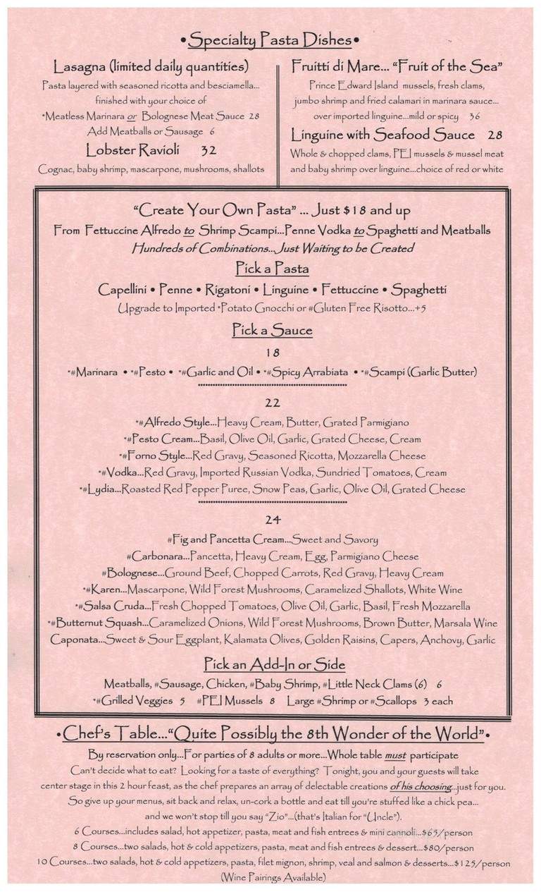 That's Amore - Cape May, NJ menu_pic