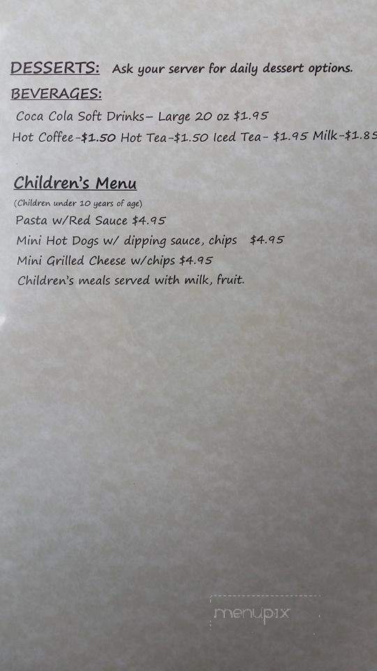 D'Alessios - Greenville, OH menu_pic