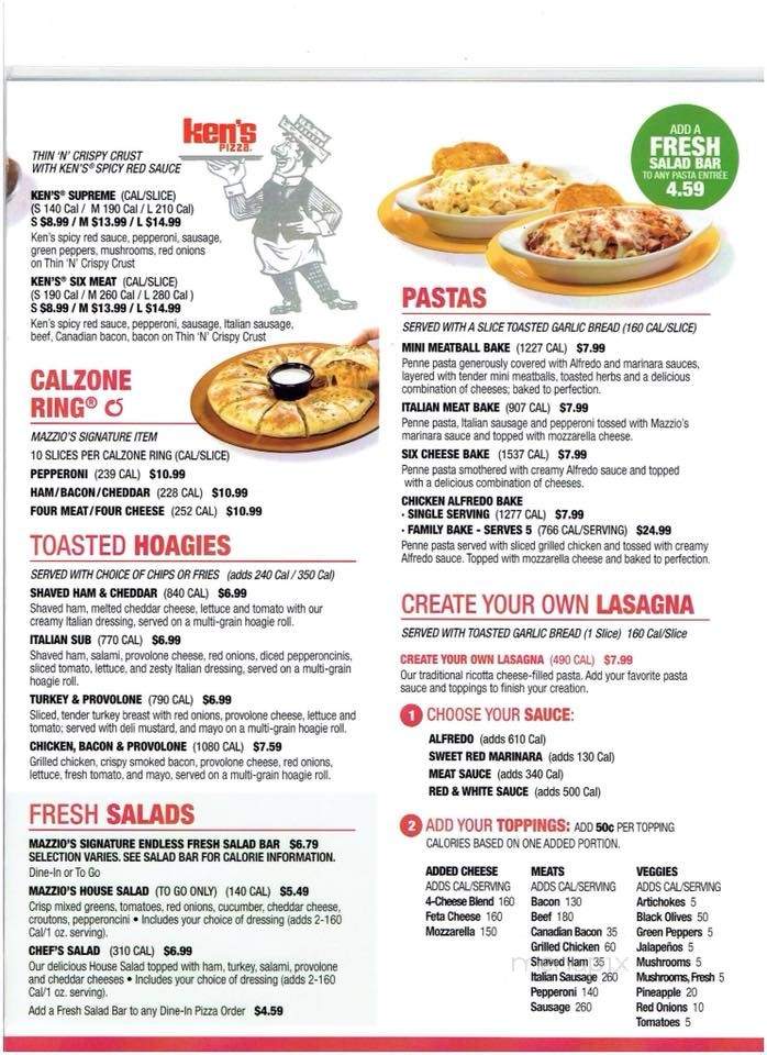 Mazzos Italian Eatery - Blanchard, OK menu_pic