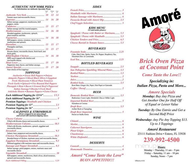 Amore Restaurant - Estero, FL