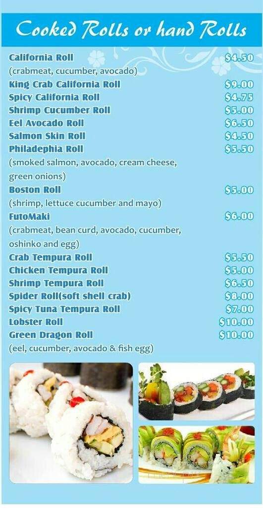 Aki Japanese Steakhouse and Sushi - Altoona, PA menu_pic