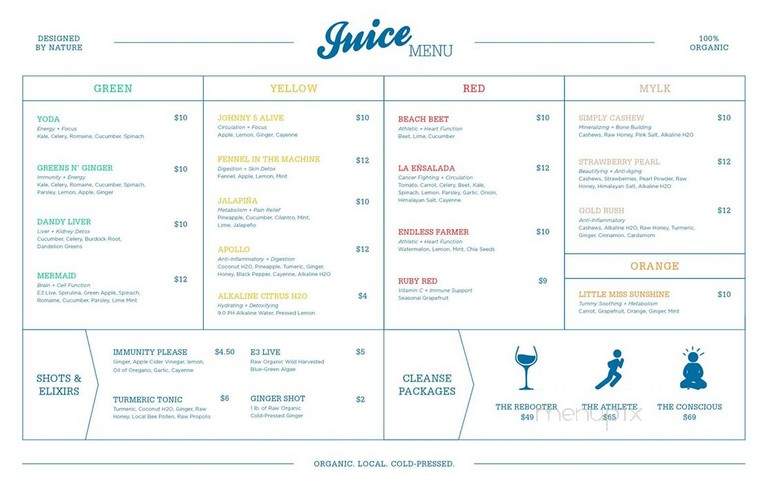 Juice Ranch - Santa Barbara, CA menu_pic