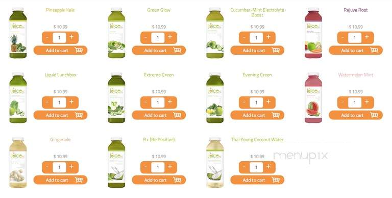 Juicerx - Wood Dale, IL menu_pic