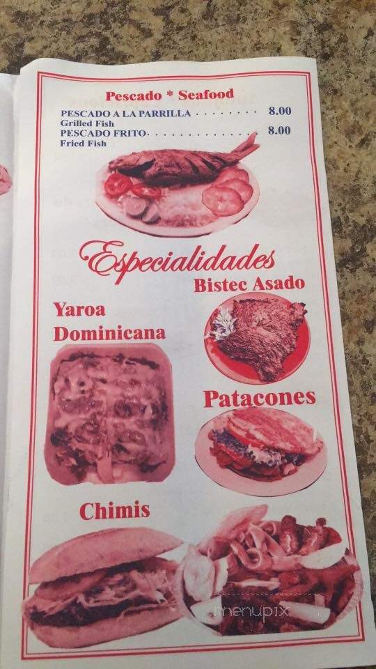 El Encuentro Restaurant - Corona, NY menu_pic