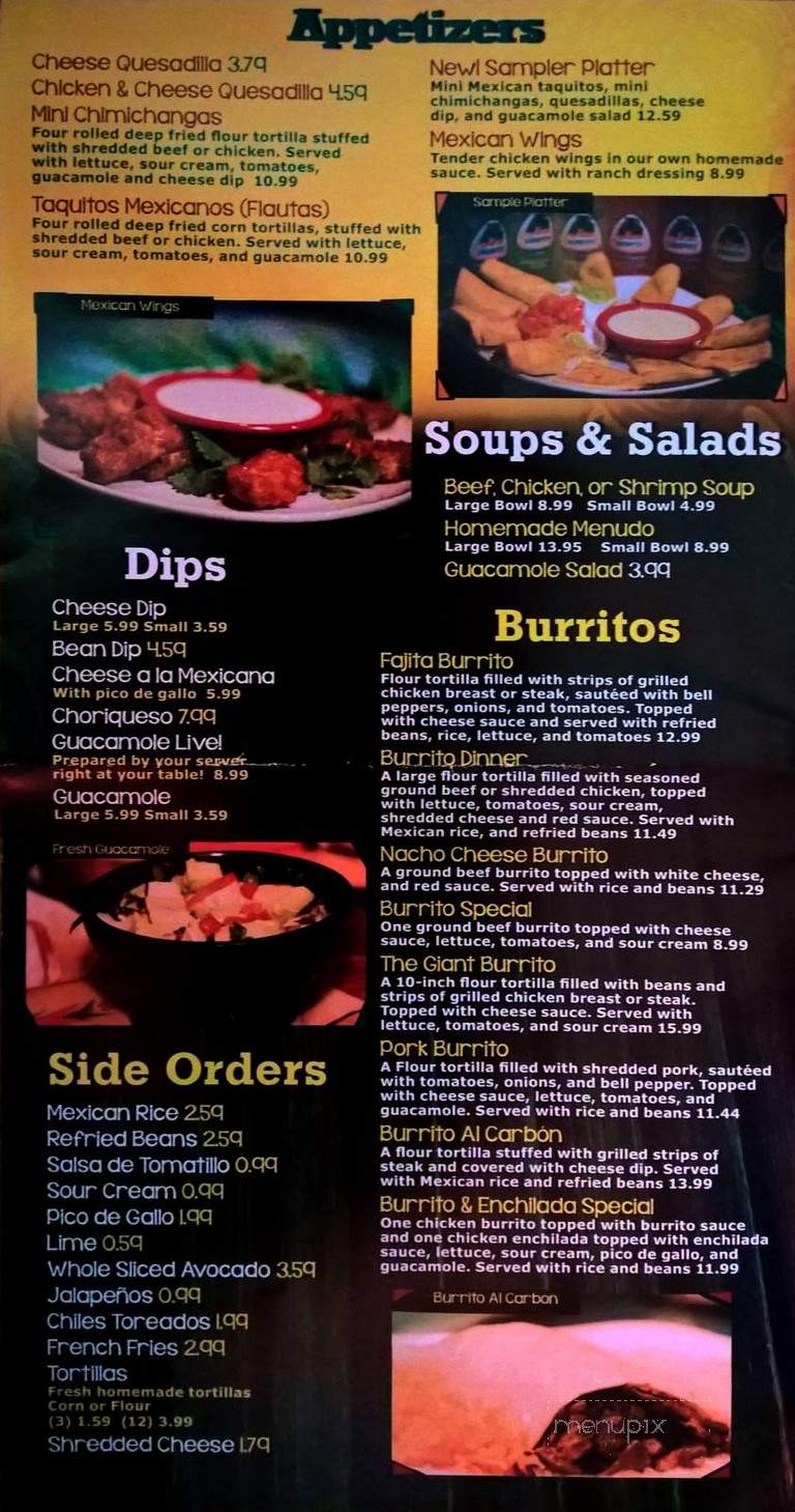 Coco Loco - Bay City, MI menu_pic