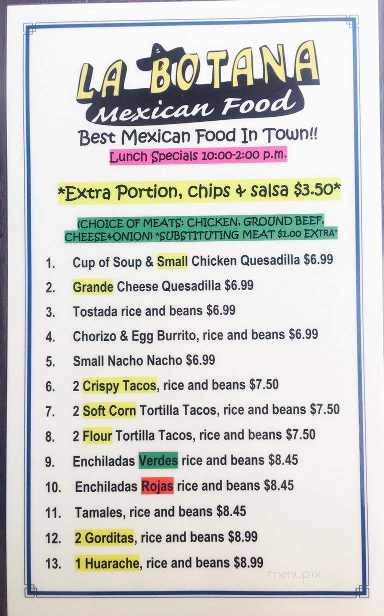 La Botana Mexican Restaurant - Troy, MI