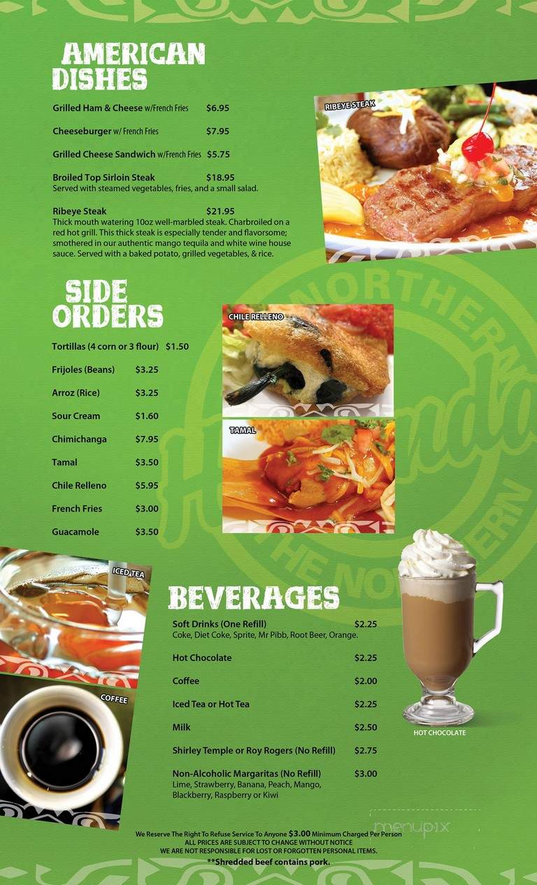 La Hacienda - Oro Valley, AZ menu_pic