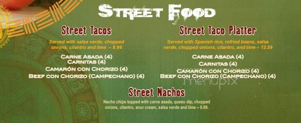 La Tolteca - Baltimore, MD menu_pic