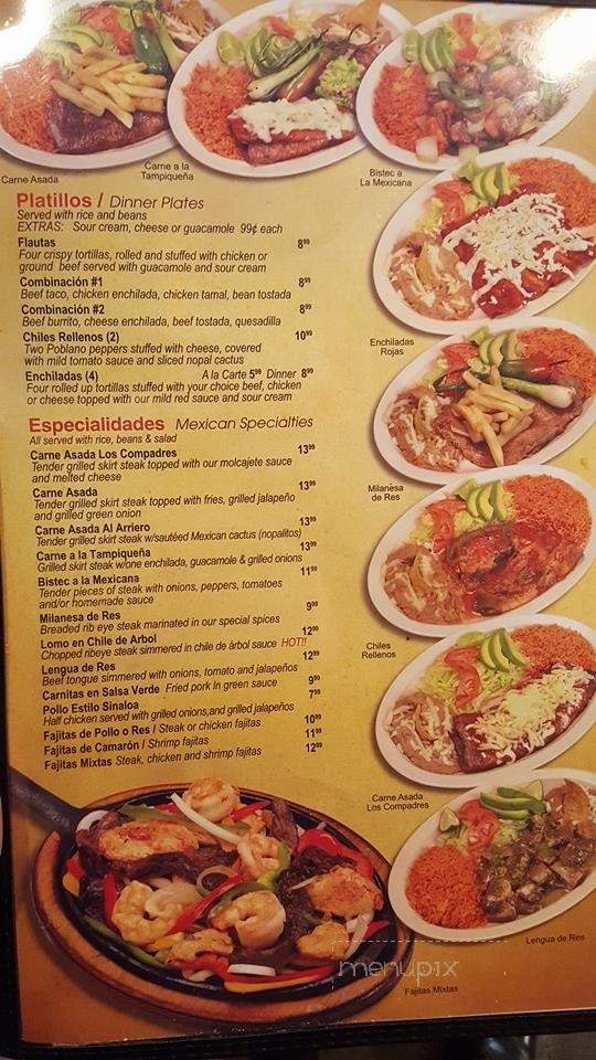 Los Compadres - Chicago Heights, IL menu_pic