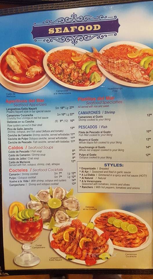 Los Compadres - Chicago Heights, IL menu_pic