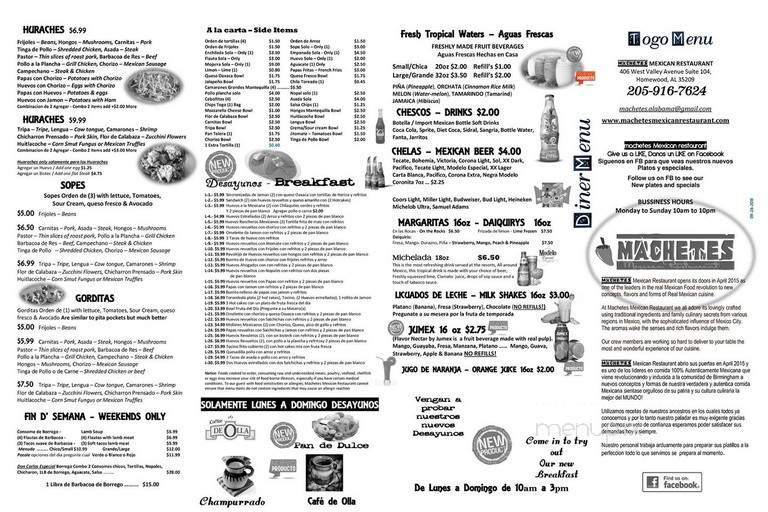 Los Pedros Taqueria - Birmingham, AL menu_pic