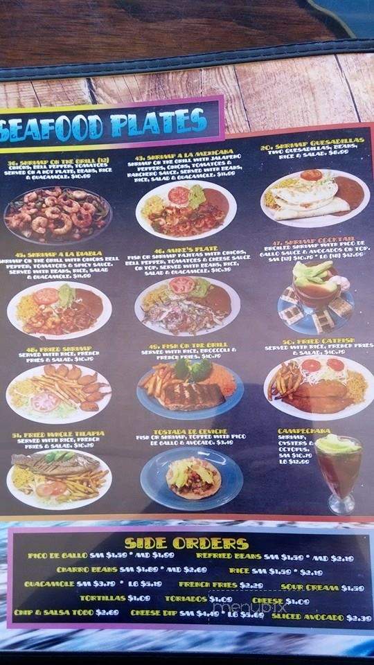 La Isla Mexican Restaurant - Corpus Christi, TX menu_pic