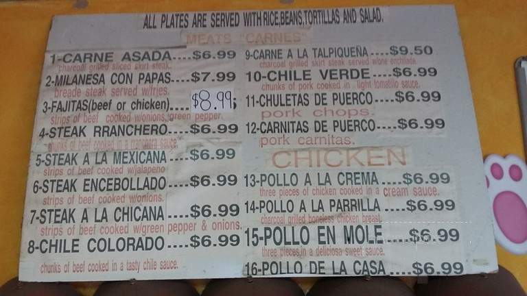 Supermercado Chapala - Chicago, IL menu_pic