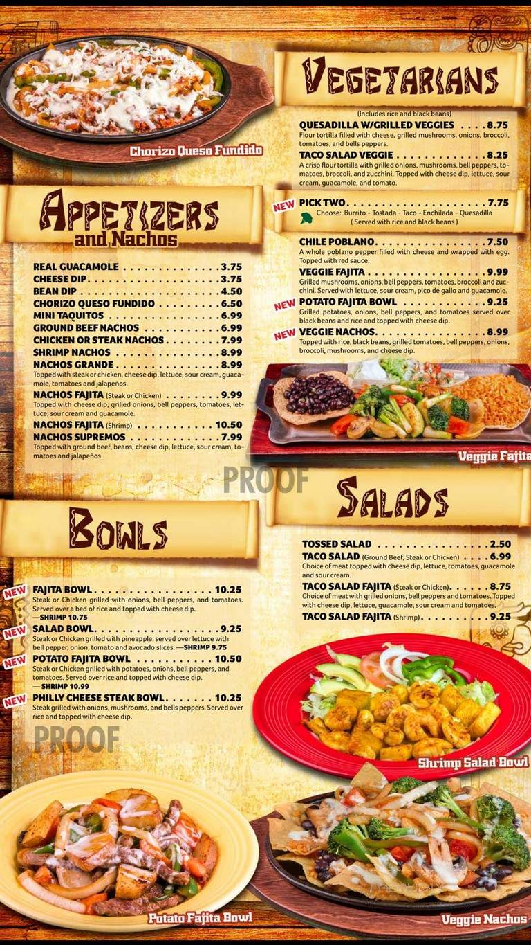 Don Sol Mexican Grill - Union City, TN menu_pic