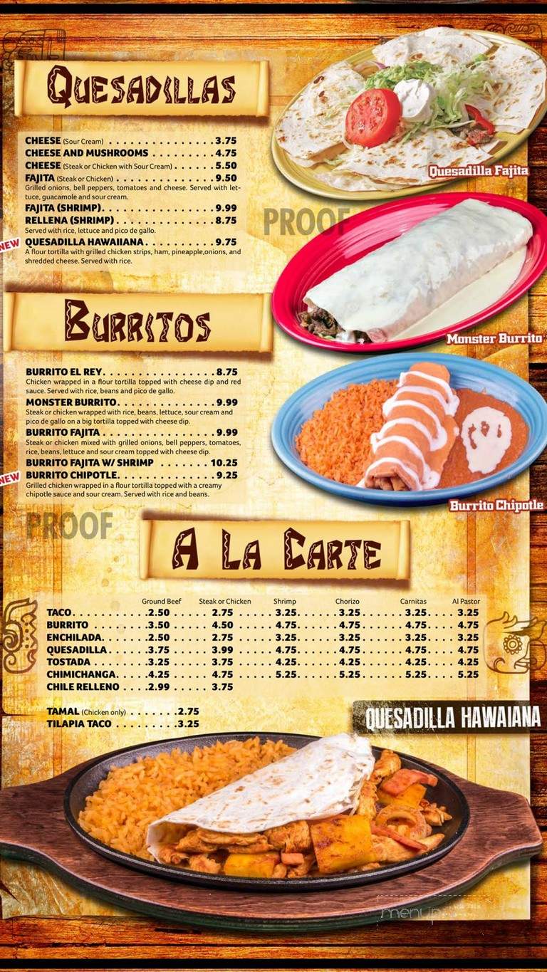 Don Sol Mexican Grill - Union City, TN menu_pic
