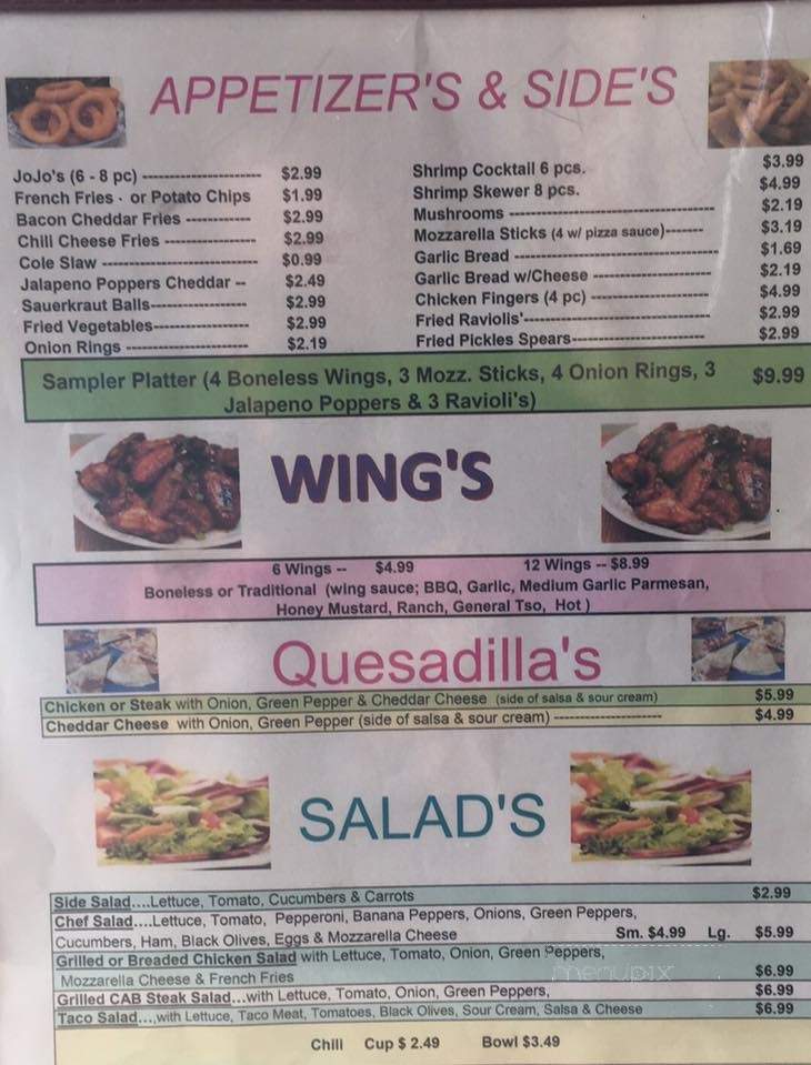 Friendship Acres Bar & Grill - Atwater, OH menu_pic