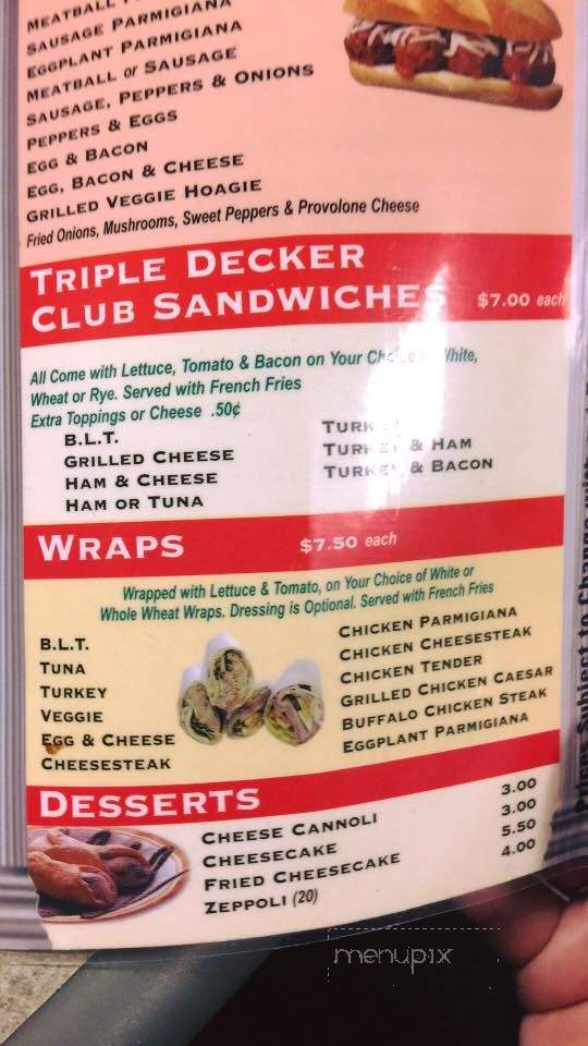 Enzo's Pizzeria - Langhorne, PA menu_pic