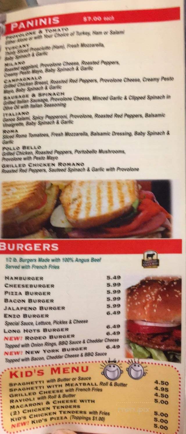 Enzo's Pizzeria - Langhorne, PA menu_pic