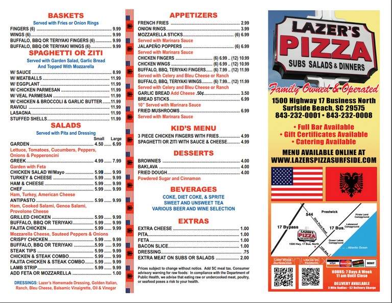 Lazer's Pizza - Surfside Beach, SC