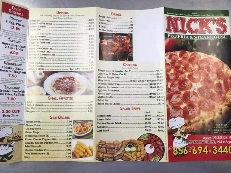 Nick's Pizzeria and Steakhouse - Gloucester Township, NJ