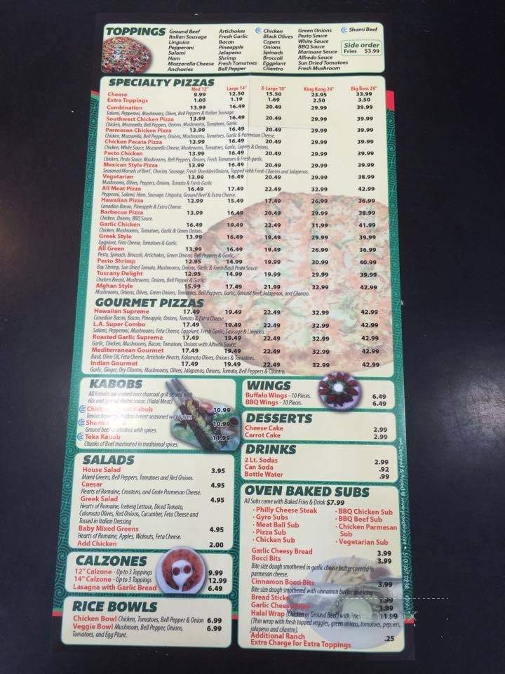 Milan's Pizza - Manteca, CA menu_pic
