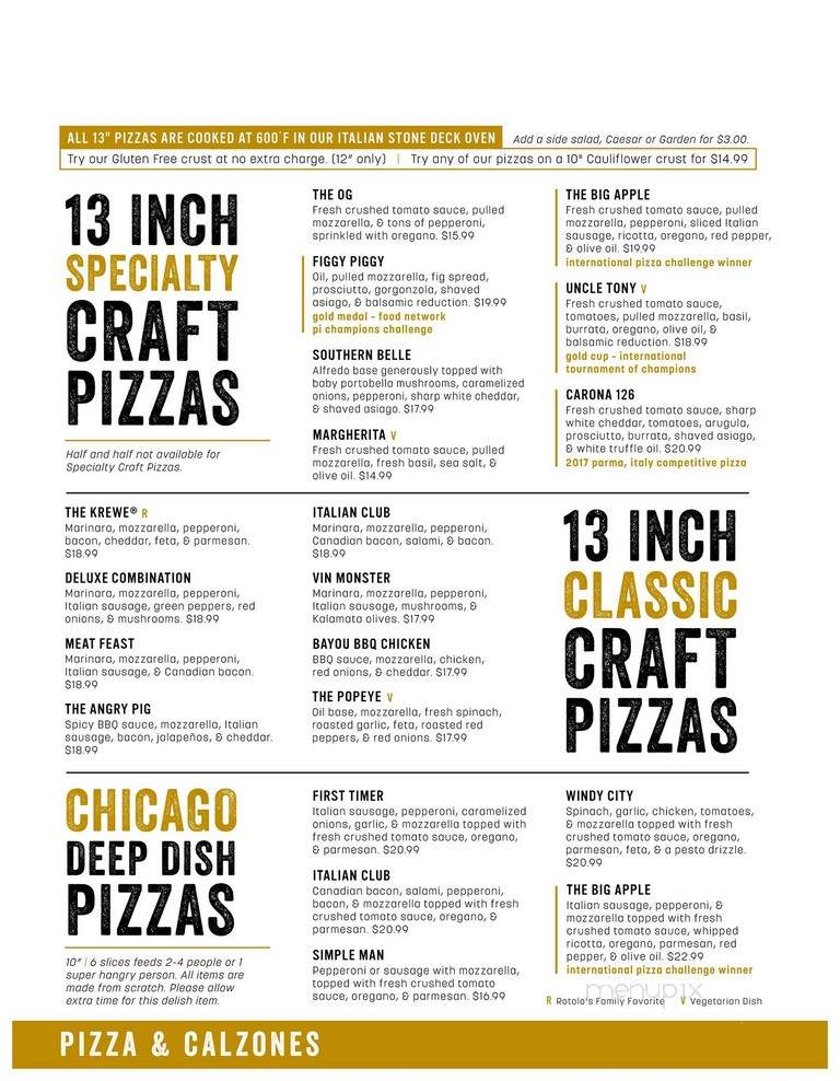 Rotolo's Pizza - Slidell, LA menu_pic